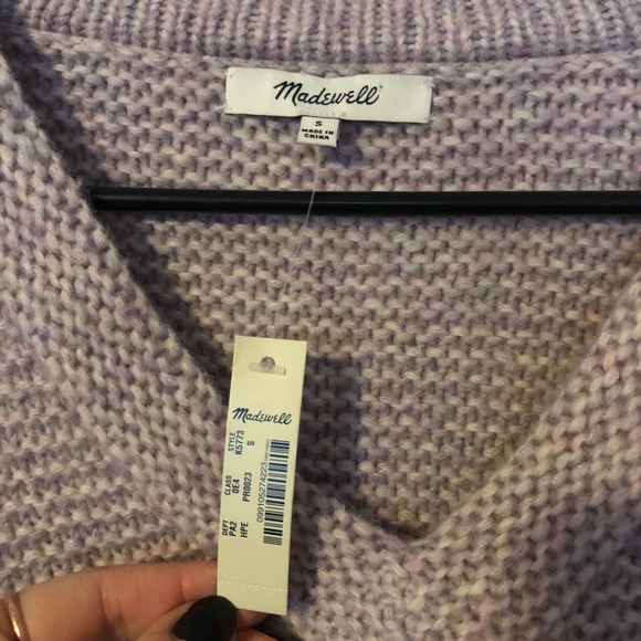 guc madewell Fringe sleeve pullover sweater - Picture 6 of 8